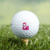 Roze flamingo vogel waterverf meisjes tropisch tro golfballen (Insitu Shirt)