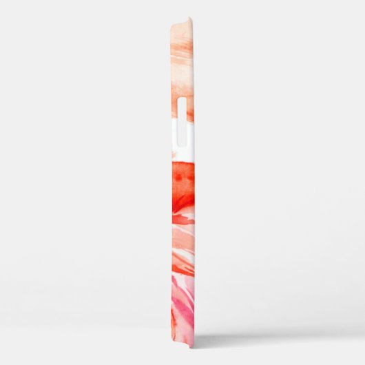 Roze Flamingo vogelprofiel portret, wonderbaarlijk Case-Mate iPhone Case (Achterkant / Rechts)