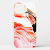 Roze Flamingo vogelprofiel portret, wonderbaarlijk Case-Mate iPhone Case (Achterkant)