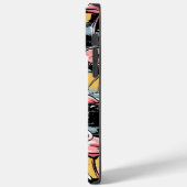 Roze Flamingo vogels en zonsondergang | Tropische Case-Mate iPhone Case (Achterkant / Links)