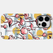Roze Flamingo vogels en zonsondergang | Tropische  Case-Mate iPhone Case (Achterkant (horizontaal))
