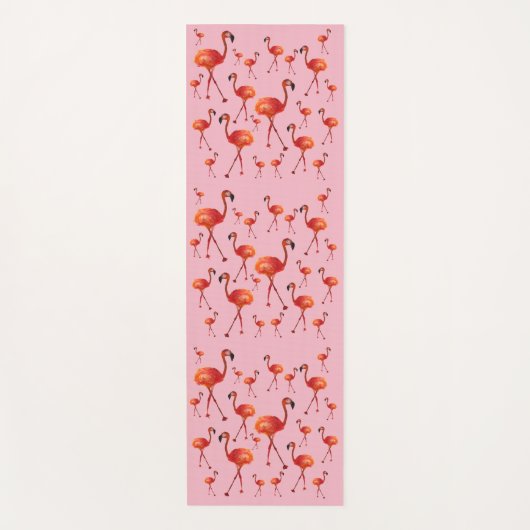 Roze flamingo vogels Yoga Mat (Voorkant)