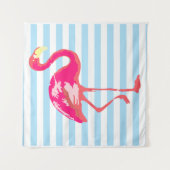 Roze Flamingo Wandkleed (Voorkant)