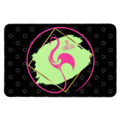 Roze Flamingo Wees Fabulous Inspirerende Uitspraak Magneet (Horizontaal)