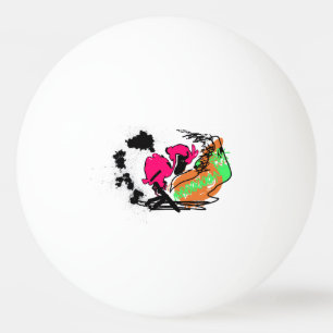 Roze flamingo WILDONE Pingpongbal