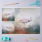Roze Flamingo X3 Decoupage Tissuepapier (Craft)