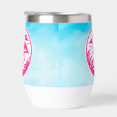 Roze Flamingo Zomer Cirkel Ontwerp-68730 (Rechts)