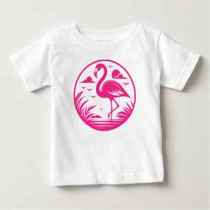 Roze Flamingo Zomer Cirkel Ontwerp-68730