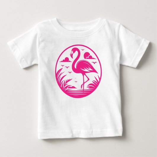 Roze Flamingo Zomer Cirkel Ontwerp-68730 (Voorkant)