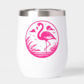 Roze Flamingo Zomer Cirkel Ontwerp-68730 (Achterkant)