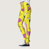Roze Flamingo: Zomer Mode Patroon Leggings (Links)