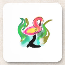 roze flamingo zomer vlam