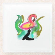 roze flamingo zomer vlam
