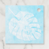 Roze Flamingo Zomerfeest Cadeautag Bedankjes Labels (Achterkant)
