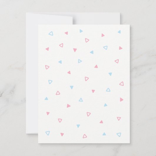 Roze Flamingo Zwembad Float Summer Birthday Party Kaart (Achterkant)