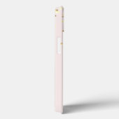 Roze Flamingobloem, Gouden Confetti Case-Mate iPhone Case (Achterkant / Rechts)