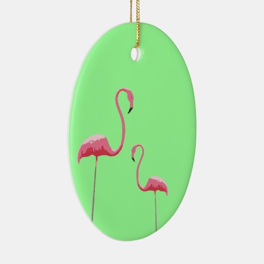 Roze flamingoes Ornament (Rechts)