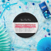 Roze flamingontwerp voor poolpartijen papieren bordje (Feest)