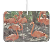 Roze flamingos Air Freshener Luchtverfrisser (Voorkant)