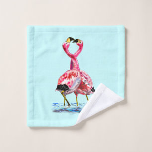 Roze Flamingo's badhanddoeken Bad Handdoek