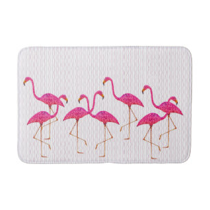 Roze Flamingos Bath Mat