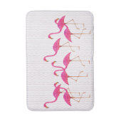 Roze Flamingos Bath Mat (Voorkant Verticaal)