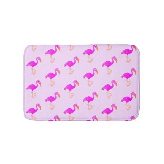 Roze Flamingos Bath Mat (Voorkant)