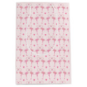 Roze flamingos-cadeautas medium cadeauzakje (Voorkant)