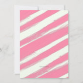 Roze flamingos Couples Wedding Shower Invitation Kaart (Achterkant)