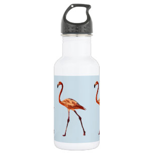 Roze Flamingos Custom Water Fles
