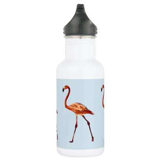 Roze Flamingos Custom Water Fles (Rechts)