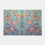 roze flamingos deurmat (Voorkant)
