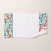 Roze Flamingo's en tropische bloemen patroon Bad Handdoek (Handdoek)