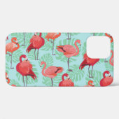Roze Flamingo's: Exotisch naadloos patroon. Case-Mate iPhone Case (Achterkant (horizontaal))