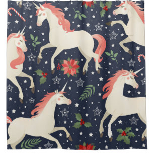 Roze flamingos, exotische vogels, ananassen, tropi douchegordijn