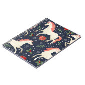 Roze flamingos, exotische vogels, ananassen, tropi notitieboek (Linkerzijde)