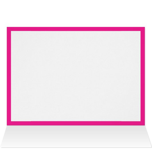 Roze Flamingo's Gevouwen Tafelnummer Kaarten (Binnen Horizontaal (Boven))