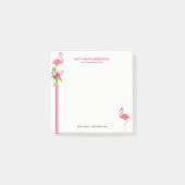 Roze Flamingo's & Hibiscus Boeket. Post-it® Notes (Voorkant)