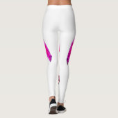 Roze flamingos in liefde leggings (Achterkant)