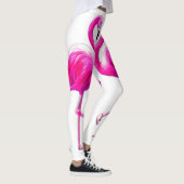 Roze flamingos in liefde leggings (Rechts)