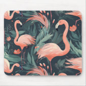 Roze flamingo's in varens muismat (Voorkant)