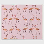 Roze Flamingo's Inpakpapier (Vlak)