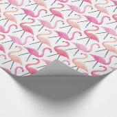 Roze Flamingo's Inpakpapier (Hoek)