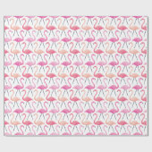 Roze Flamingo's Inpakpapier (Vlak)