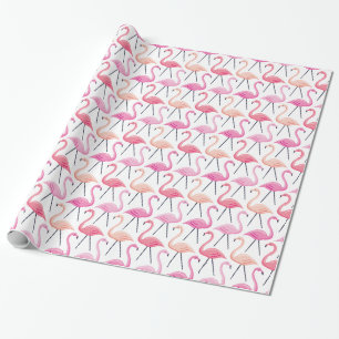 Roze Flamingo's Inpakpapier