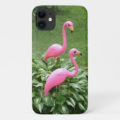 ROZE FLAMINGOS iPhone 11 hoesje (Achterkant)