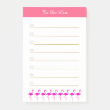 Roze flamingo's & kalligrafie op wit gelinieerd
