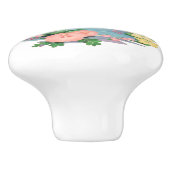 Roze flamingos keramische wasmachine of kast knop (Zijkant)