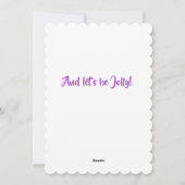 Roze Flamingo's Kerstpalmboom Persoonlijk  Feestdagenkaart (Achterkant)