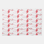 Roze flamingo's Keukenhanddoeken (Horizontaal)